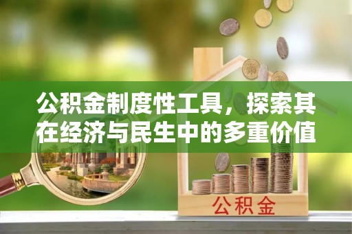 西乌旗公积金制度性工具，探索其在经济与民生中的多重价值